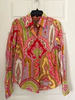 Robert Graham Paisley-Print Long Sleeve Shirt - Multi